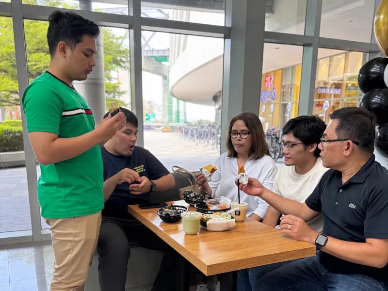 Team lunch with USS