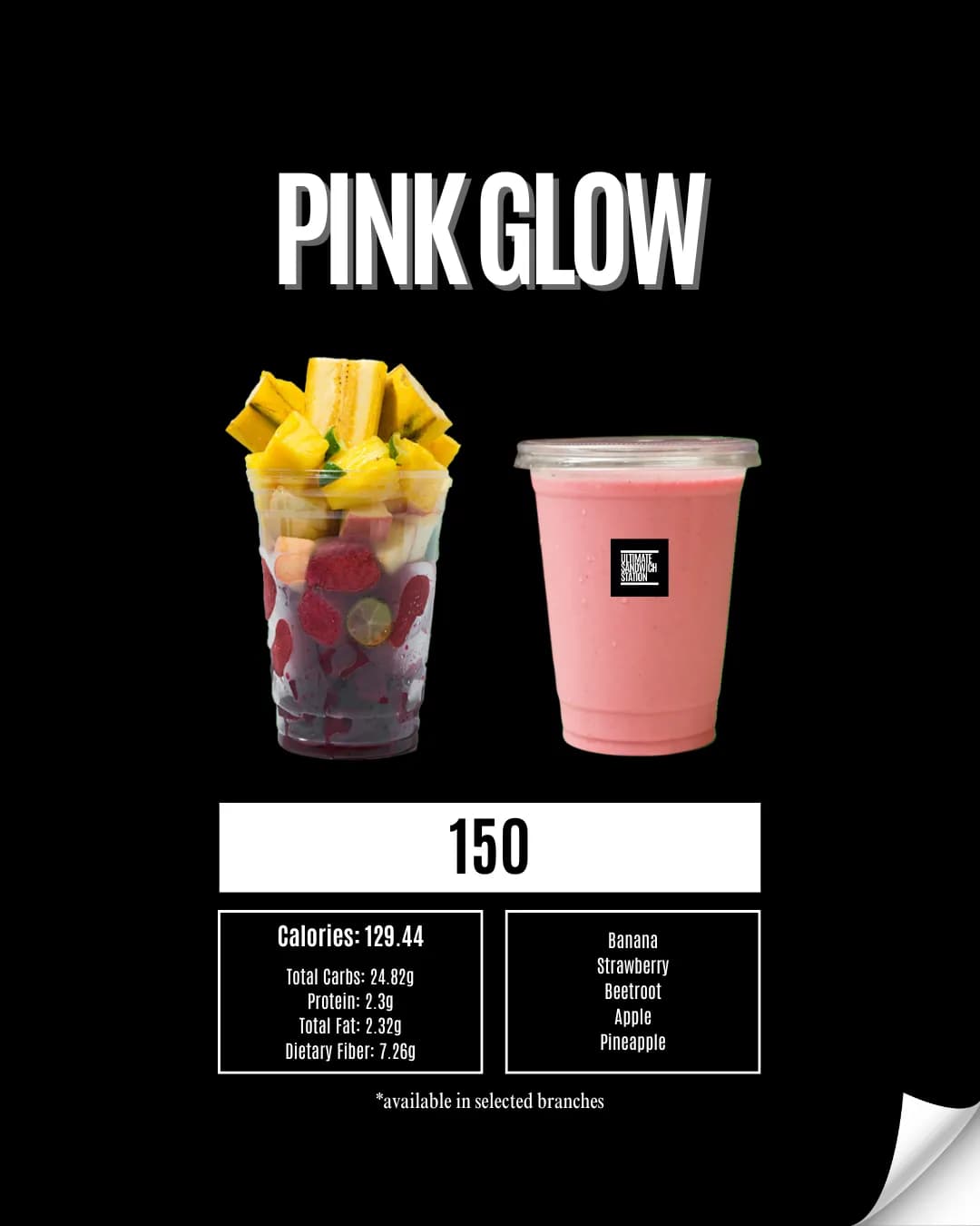Pink Glow Shake Poster